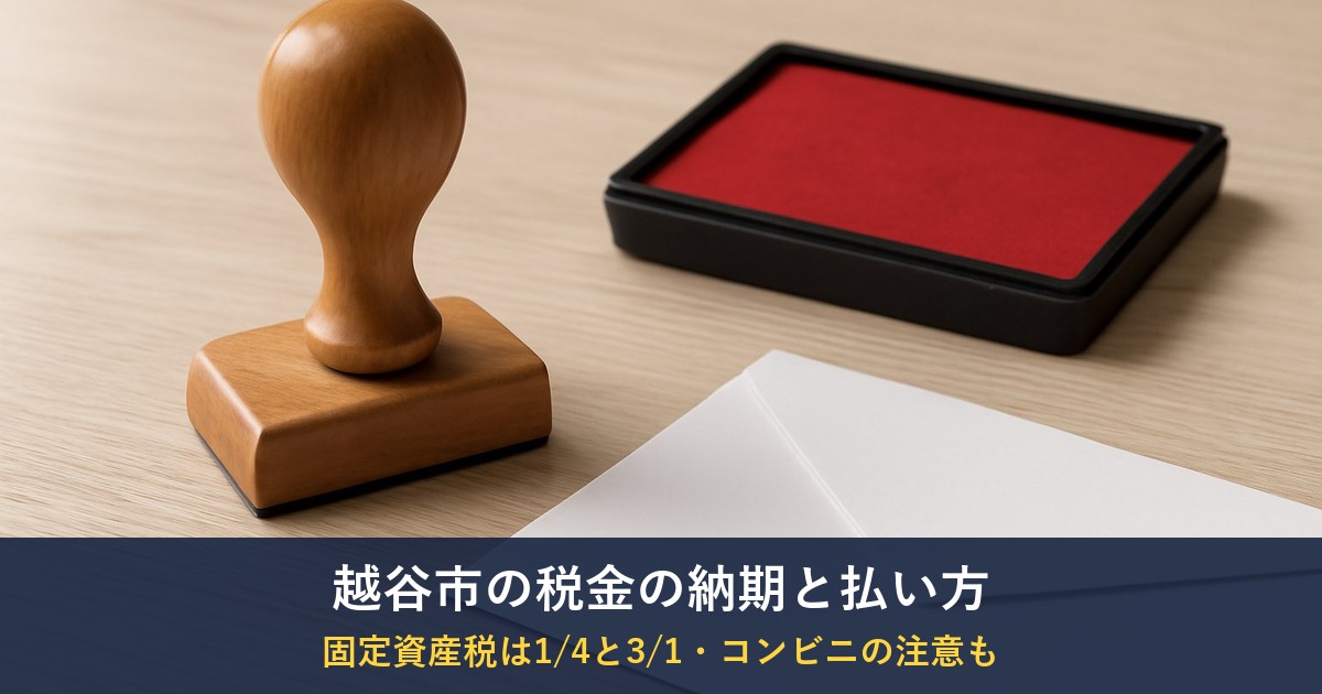 朱肉と印鑑、封筒(AIで作成したイメージ)
